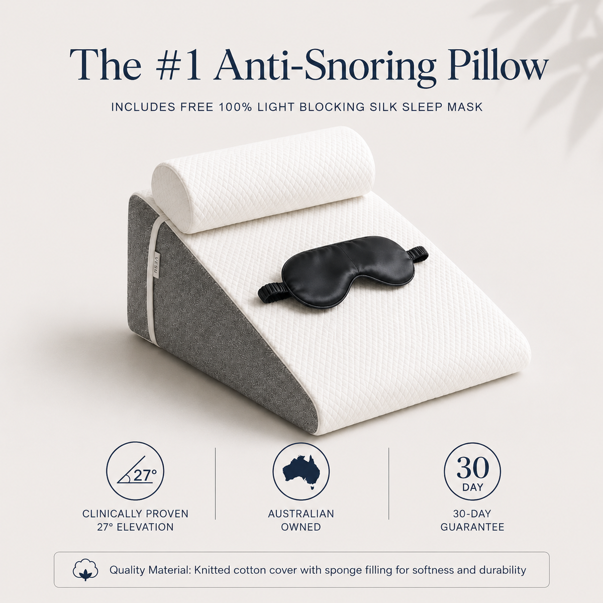 VESU Anti-Snoring Wedge Pillow